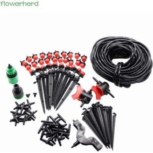 DIY Micro Drip Irrigation System Garden Watering Kits With Dripper Smart Controller Spray Sprinkler For Greenhouse