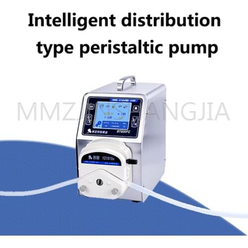 110-220V Multifunctional Intelligent Stainless Steel Casing Peristaltic Pump Fluid Delivery Tool Metering Pump