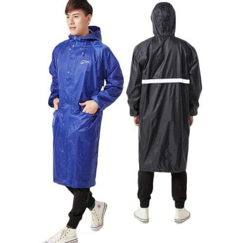 Fashion Rain Coat Adult Rain Jacket Hiking Rain Suit Travel Men and Women Single-person Rainwear Universal 190T Nylon Fabric