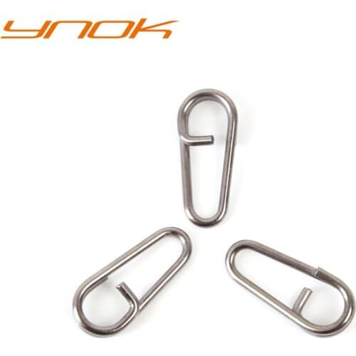 Bent Head Oval Split Rings Lures Fishing Snap Accessories
