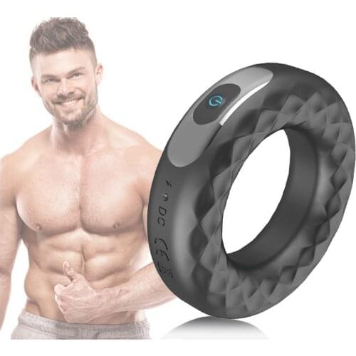 Sex Toy Penis Trainer Persistent Semen Lock Ring Male Masturbation Delayed Ejaculation Vibrator Enhancer Homosexual Couple