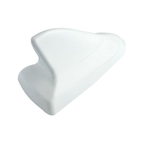 Universal Auto white Shark Fin Roof Trim Decor Antenna Dummy Aerial