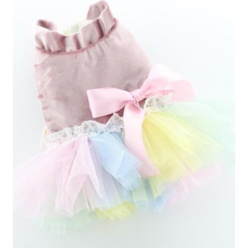 Dog Tutu Skirt Dog Dress Winter Cat Puppy Clothes Yorkshire Pomeranian Maltese Shih Tzu Poodle Schnauzer Pet Clothing Costumes