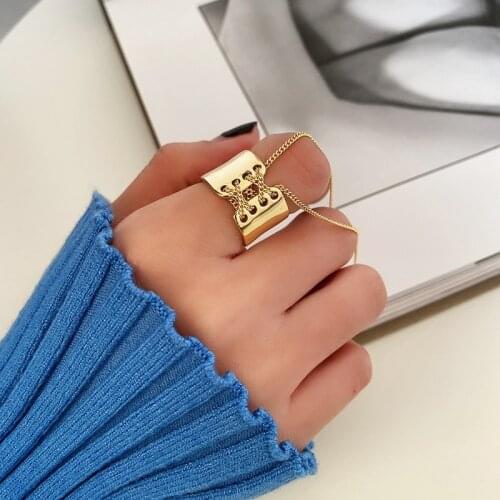 Silvology 925 Sterling Silver Chain Bandage Rings Original Design Bohemia Style Wide Punk Rings for Women Fashionable Jewelry