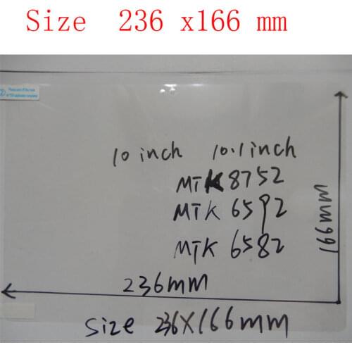 236x166mm screen protector for 10 inch 3G 4G LTE Octa Core 4GB RAM 32GB ROM IPS 1280*800 Dual Cameras Android 5.1 10.1 tablet