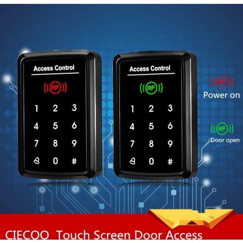 1000 Users Touch Screen RFID Access Controller Single Door Smart Touch Door Controller Keypad with Backlight Stand Alone Kit