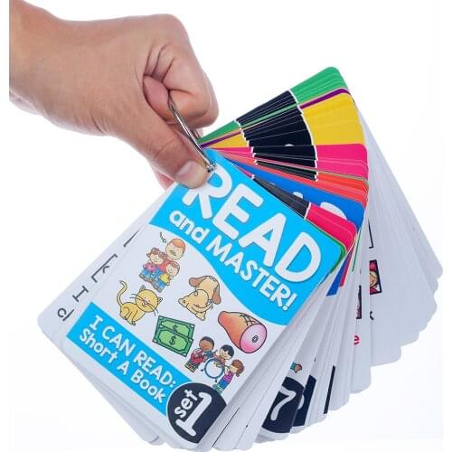 107 Groups/set Roots English Phonics Flash Cards Kids Montessori Learning Educational Toys for Children Teaching Aids Baby Card