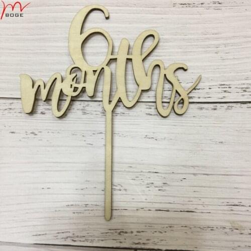 20pcs Birthday wood age Cake Topper