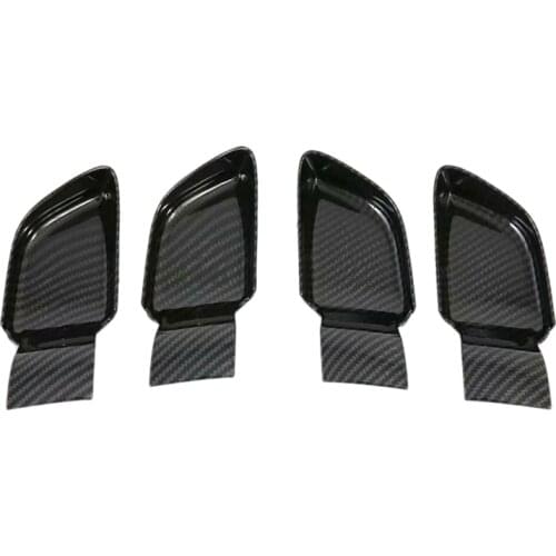 4Pcs Car Inner Handle Frame Inner Door Bowl Sequin Sticker Decoration for Hyundai Sonata 2020 2021