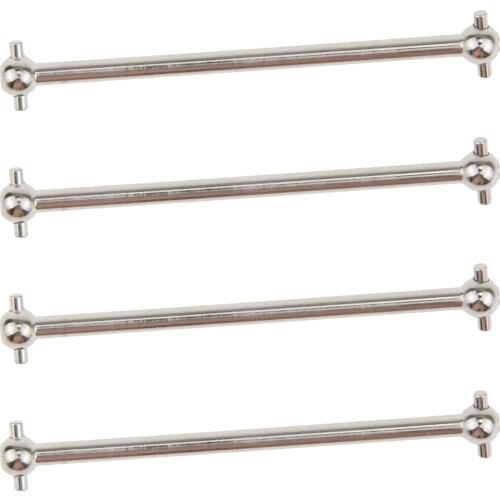 4pcs Steel Metal 61mm 63mm 70mm 77mm 84mm 87mm 89.5mm 100mm RC Car Drive Shaft Dogbone Overall Length