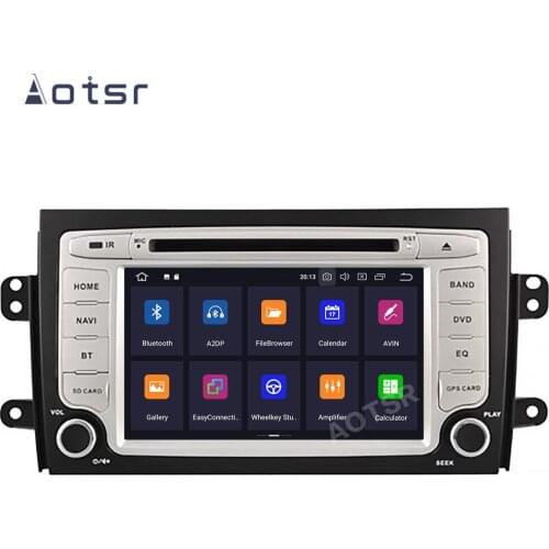 AOTSR 2 Din Car Radio Coche Android 10 For Suzuki SX4 2006 - 2010 Central Multimedia Player GPS Navigation 2Din DSP Autoradio