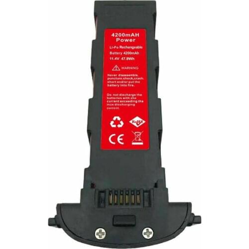 Hubsan Zino H117S / Zino Pro RC Quadcopter Drone 11.4V 4200mAh Lipo Battery Sapre Parts Flying Time About 30 Minutes