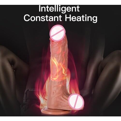 Artificial healthy silicone penis, vibrator, 10-speed retractable swing, realistic experience, dildo, female toys, adult sex pro