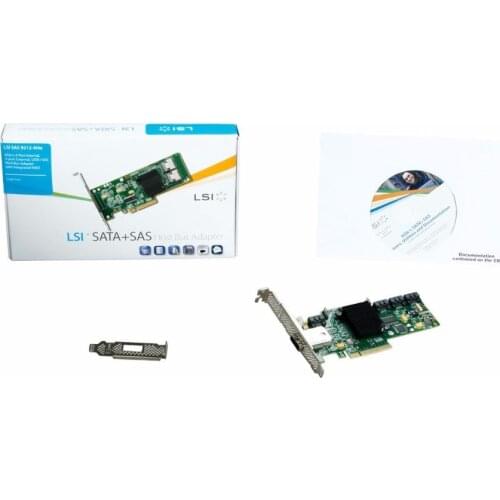 LSI Logic LSI00192 SAS 9212-4i4e 8Port 6Gb/s SATA+SAS HBA Single Controller Card