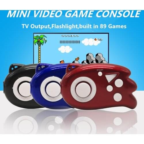 Mini 8 Bit Retro Video Game Players Controller Joystick Built-in 89 Classic Games Family TV AV Output Handheld Gaming Console