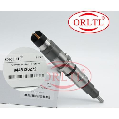 ORLTL 0 445 120 272 Fuel Injector Common Rail 0445120272 For CASE CUMMINS KOMATSU 87581565 3965720