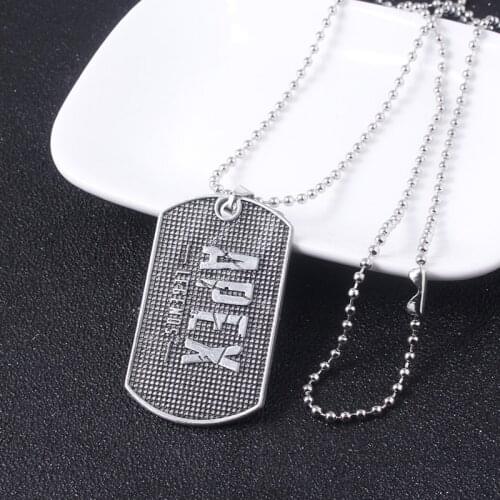 SG Apex Legends Necklaces Pendants Counter Strike CS GO Metal Beads Chain Kolye For Men Friend Hot Game Jewelry Gift