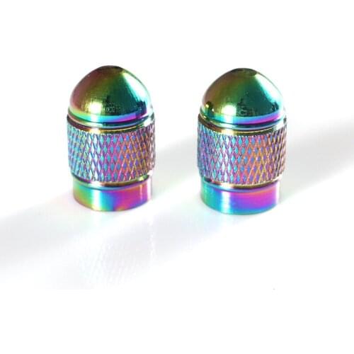 Bike Wheel Tire Covered Car Motorcycle Truck universal Tube Tyre Bicycle American AIR Bullet Shape Rainbow Valve Caps Dustproof