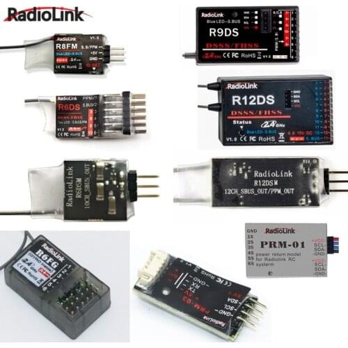 Radiolink R12DSM R12DS R9DS R8FM R6DSM R6DS R6FG R7FG Rc Receiver 2.4G Signal for RC Transmitter 20%OFF