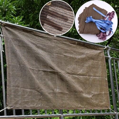 0.9x5m Coffee Color Sunshade Net Garden Succulent Plant Sunblock HDPE Anti-UV Shading Net Swimming Pool Cover Balcony Sun-proof