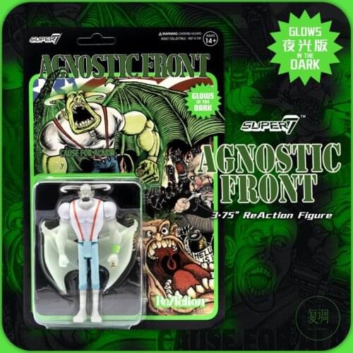 Super7 Agnostic Front Anime Action Figur Toy for Child Halloween Gift