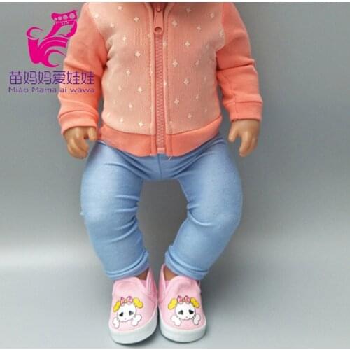 For 17 inch doll dancing dress for 40cm bebe born doll clothes pants for doll baby girl new year gifts