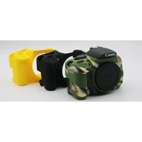 High Quality Nice Soft Silicone Rubber SLR Camera Protective Body Camera case bag for Canon 600D 700D 650D Leather Bag