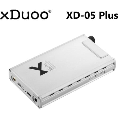 XDUOO XD05 Plus Portable Audio DAC Headphone Amplifier AMP AK4493 XMOS XU208 32bit/384kHZ DSD256 USB/COAXIAL/OPTICAL/Line Input