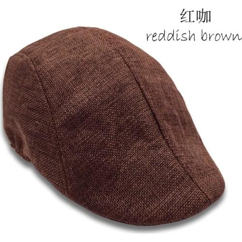 1 PC Unisex Adult Solid Baker Beret Women & Men Gatsby Newsboy Hat Casual Golf Driving Retro Flat Caps 6 Colors