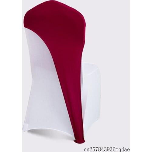100pcs Spandex Chair Hoods Chair Cap Hood Wedding Chair Cover for Wedding Event Decoration