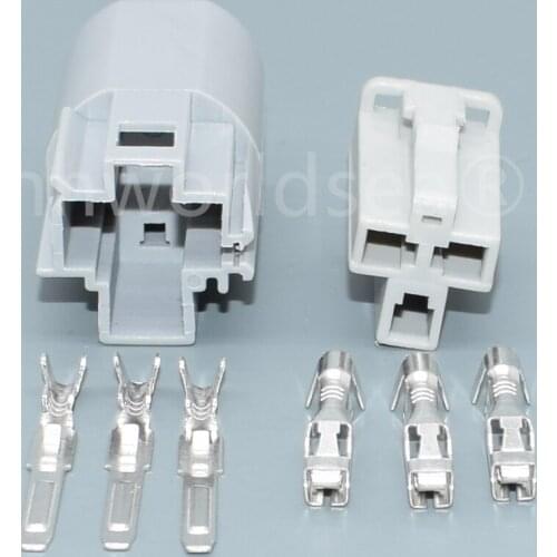 Shhworldsea 3 pin auto cigarette lighter wiring harness connector plug male female socket for car DJ7033-2.8-21 DJ7033-2.8-11