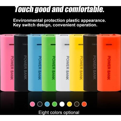 5600mAh 2X 18650 USB Power Bank Battery Charger Case DIY Box For iPhone For Smart Phone MP3 Electronic Mobile Charging