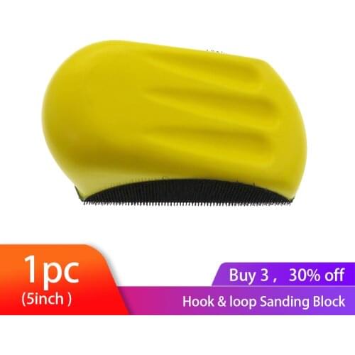 Sanding Disc Holder Hand Grinding Block Sand paper Backing Polishing Pad PU Foam Sanding Pad for Woodworking