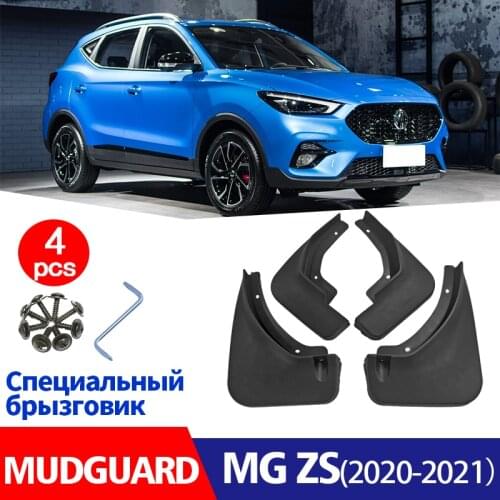 FOR MG ZS Mudflaps 2020 2021 Mudguards Fender Mud Flap Guards Splash Mudguard Car Accessories Auto Styline Front Rear 4pcs