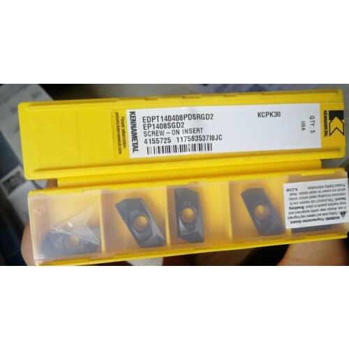 10PCS CARBIDE INSERT EDPT140408PDSRGD2 KCPK30