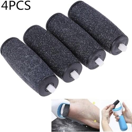 4Pcs Dull Polish Foot care tool Heads Hard Skin Remover Refills Replacement Rollers For Scholls File Feet care Tool