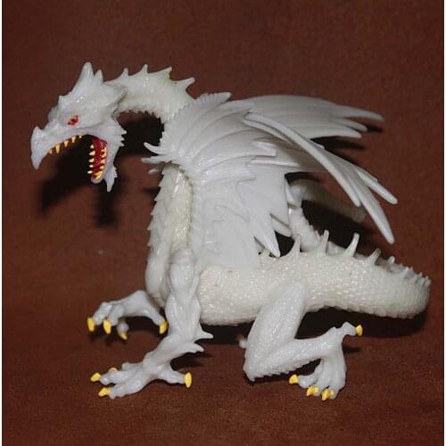 Solid pvc figure Animal Model Toy Western mythology dragon ice dragon