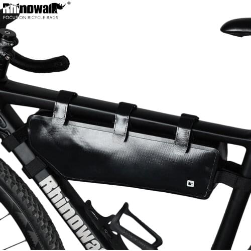 Rhinowalk 2.5L Bike Bag Bicycle Front Tube Frame Phone Waterproof Bags Triangle Frame Holder MTB Road Bike Bycicle Accessories
