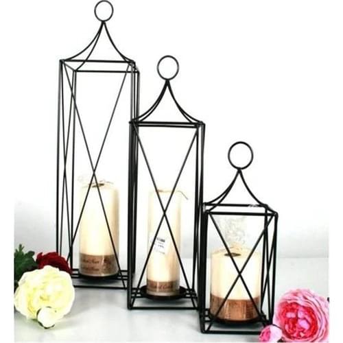 2Adam1Dekor Decorative Cage Candlesticks