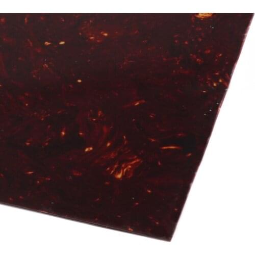 4 Ply PVC Dark Brown Pickguard Material Sheet For Electric Guitar/Bass Parts