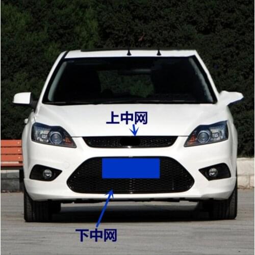 ABS Honeycomb Lacquer that Bake Up and Down Front Racing Grill Fit 2009-2012 For Ford Focus Car-styling