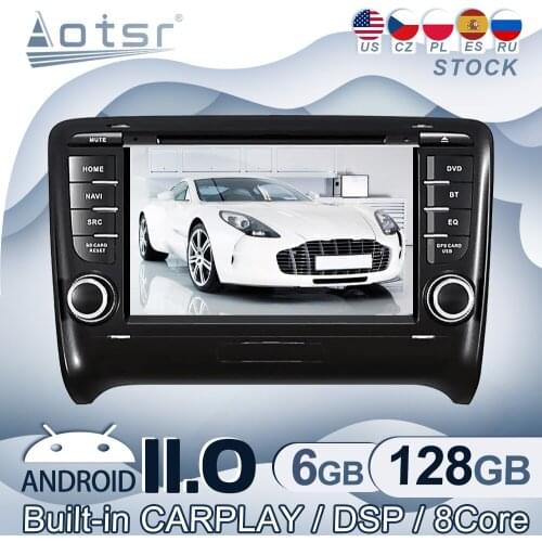 Android 11 For Audi TT 2006 - 2012 Car Radio GPS Navigation Multimedia Video Player Stereo Audio Head Unit