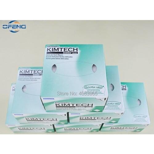 Free Shipping 280pcs/box, 6boxes, 1680pcs Science Kimwipes low dust wiping paper,fiber clean paper,FTTH tools