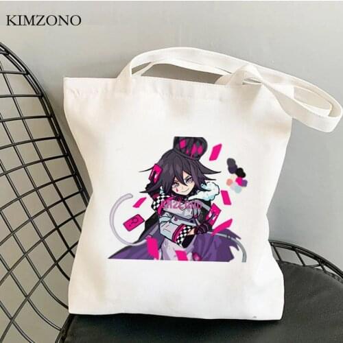 Danganronpa shopping bag canvas bolso eco handbag shopper bolsas de tela bag fabric string sac cabas foldable grab