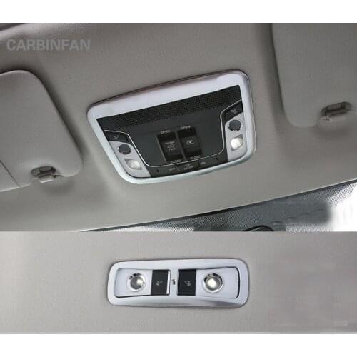 For Honda HRV HR-V Vezel 2014-2017 Accessories chrome front rear reading light lamp trim cover sticker car stylings C1090