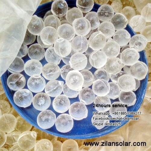 Water filter polyphosphate salt transparent ball