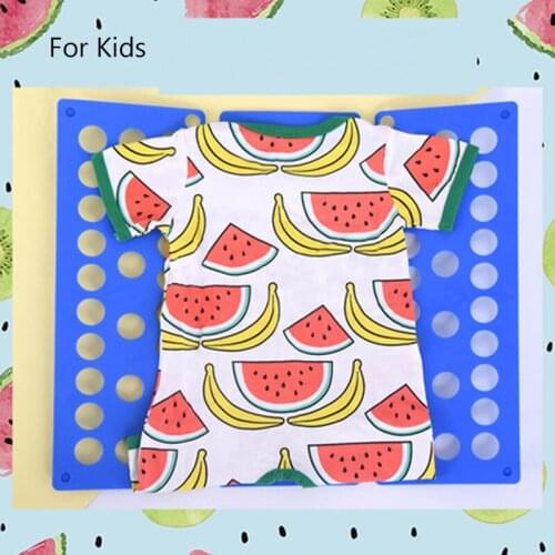 Quality Kid Magic Clothes Folder T Shirts Jumpers Organiser Fold Save Time Quick Clothes Folding Board Clothes Holder