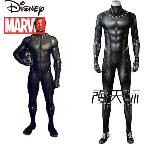 Disney Marvel Panthers Adult Cosplay Tight One-piece Costume Stage Starred In Halloween Costumes