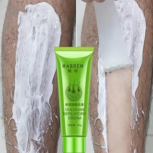 40g Hair Removal Cream Whitening Body Hair Removal Cream Hair Depilatory Beard Bikini Legs Gentle Painless Hair Remover