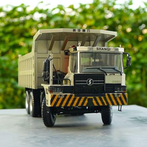 1:24 Shaanxi Automobile Mine Model Alloy Engineering Machinery Boys Car Toy Dump Truck Metal Kids Collect Souvenir Gift Display